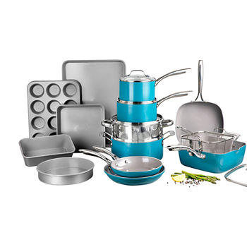 Gotham Steel 20-pc. Aluminum Dishwasher Safe Non-Stick Cookware Set
