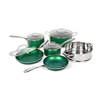 Granite Stone Emerald 10-pc. Nonstick Pots and Pans Cookware Set