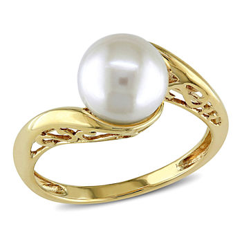 Cultured Freshwater Pearl 10K Yellow Gold Ring