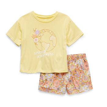 Thereabouts Little & Big Girls 2-pc. Shorts Pajama Set