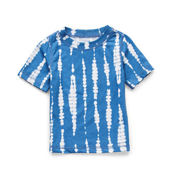 Thereabouts Toddler Boys Adaptive Crew Neck Short Sleeve T-Shirt