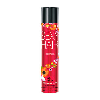 Sexy Hair And Play Dragonfruit + Bright Poppy Hair Spray-10 oz.