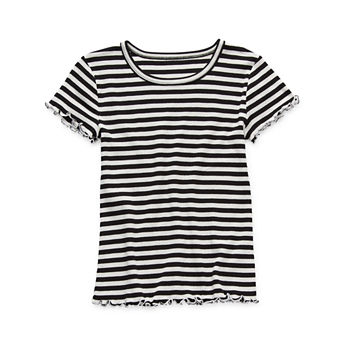 Thereabouts Little & Big Girls Crew Neck Short Sleeve T-Shirt