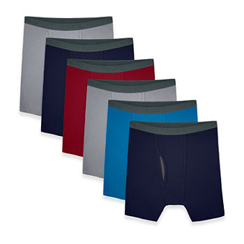 Fruit of the Loom Cool Zone Fly Mens 4 + 2 Bonus Pairs Boxer Briefs