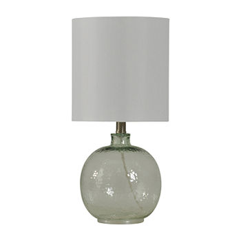 Stylecraft 9.5 W Clear Glass Table Lamp