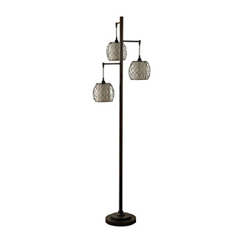Stylecraft 11 W Bronze Steel Floor Lamp