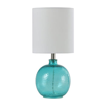 Stylecraft 9.5 W Cerulean Glass Table Lamp