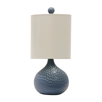 Stylecraft 7 5 W Blue Ceramic Table Lamp