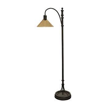 Stylecraft 11.5 W Industrial Bronze Iron Floor Lamp