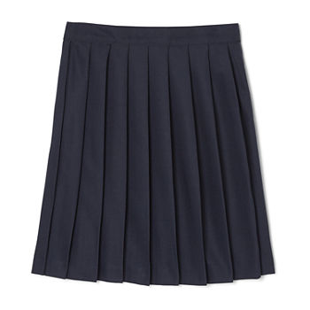 French Toast Girls Midi Pleated Skirt
