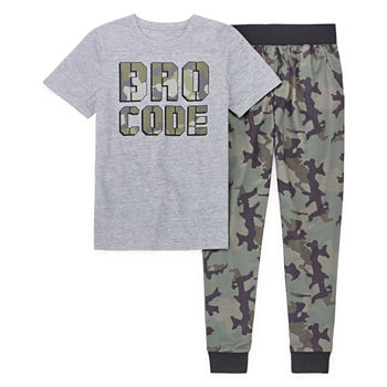 Arizona Boys 2 Pc Pant Pajama Set Preschool Big Kid - roblox pjs codes