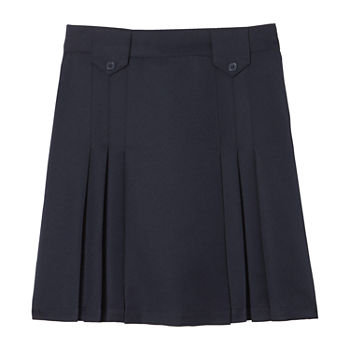French Toast Front-Pleated Tab Skirt Girls Pleated Skirt