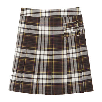 French Toast Plaid Two-Tab Scooter Girls Scooter Skirt