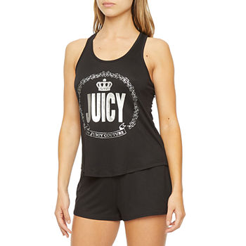 Juicy By Juicy Couture Womens Sleeveless Pajama Top