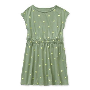 Thereabouts Little & Big Girls Short Sleeve A-Line Dress