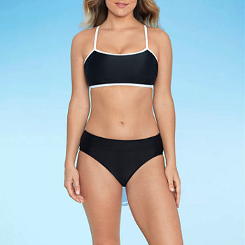 Xersion Adjustable Straps Animal Bralette Bikini Swimsuit Top