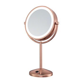 Conair Reflections 1x/10x LED Rose Gold Makeup Mirror