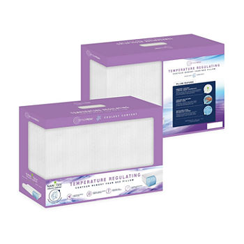 SensorPEDIC® Coolest Comfort Temperature Regulating Gel Infused Contour Memory Foam Pillow