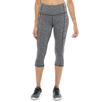 Xersion Train Mid Rise Stretch Fabric Quick Dry Workout Capris