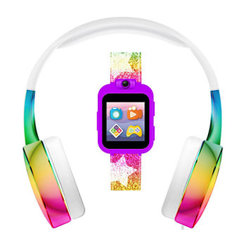 Itouch Playzoom Unisex Multicolor Smart Watch with Headphones Set 900099wh-51-G58