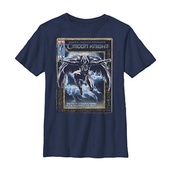 Moon Knight Little & Big Boys Crew Neck Marvel Short Sleeve Graphic T-Shirt