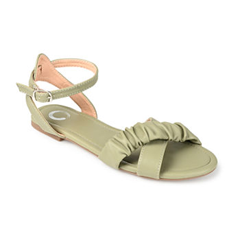 Journee Collection Womens Summer Flat Sandals