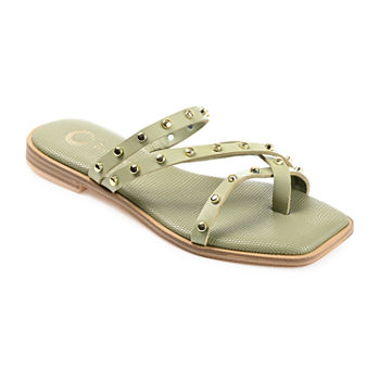 Journee Collection Womens Fanny Flat Sandals