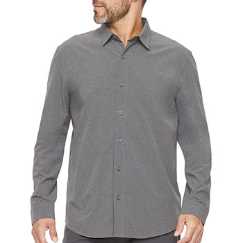 Stylus Mens Regular Fit Long Sleeve Button-Down Shirt