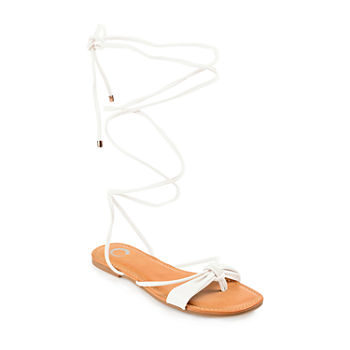 Journee Collection Womens Jiyrie Flat Sandals