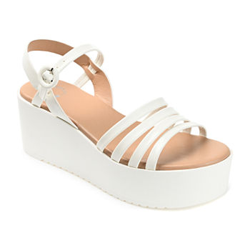 Journee Collection Womens Miragge Strap Sandals