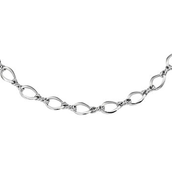Womens 18 Inch 14K Gold Link Necklace
