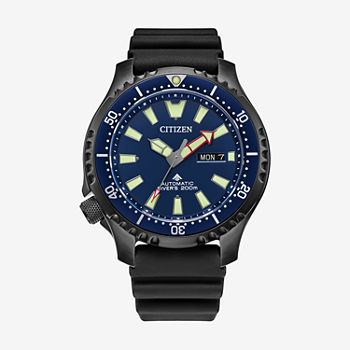Citizen Promaster Dive Mens Automatic Black Strap Watch Ny0158-09l
