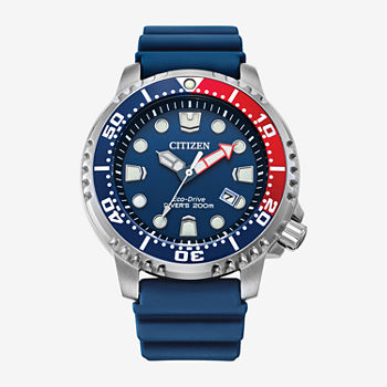 Citizen Promaster Dive Mens Blue Strap Watch Bn0168-06l