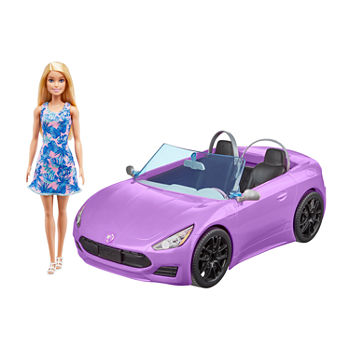 Barbie Doll & Convertible - Flower Dress