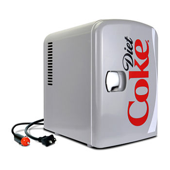 Coca-Cola Diet Coke Mini Fridge 6 Can AC/DC Cooler/Warmer