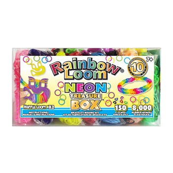 Rainbow Loom- Neon Rubber Band Treasure Box Edition