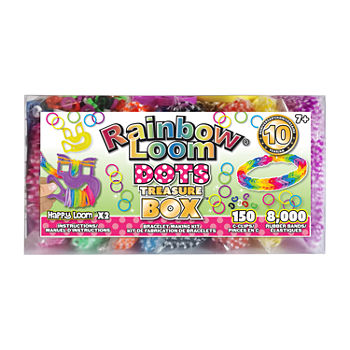 Rainbow Loom- Dots Rubber Band Treasure Box Edition