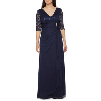 3/4 Sleeve Evening Gowns Dresses for Women - JCPenney