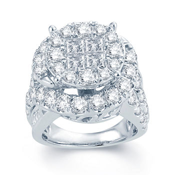 5 CT. T.W. Diamond 14K White Gold Engagement Ring