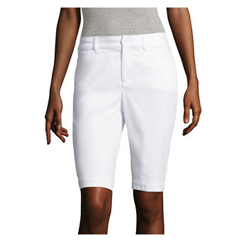 St. John's Bay® Secretly Slender 11" Bermuda Shorts