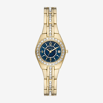 Relic By Fossil Womens Gold Tone Bracelet Watch Zr12651