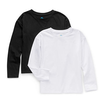 Thereabouts Little & Big Girls 2-pc. Round Neck Long Sleeve T-Shirt