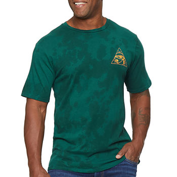 Arizona Big and Tall Mens Crew Neck Short Sleeve Regular Fit Graphic T-Shirt