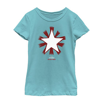 Little & Big Girls Crew Neck Doctor Strange Marvel Short Sleeve Graphic T-Shirt