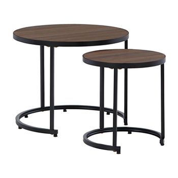 Signature Design by Ashley Ayla 2-pc. Weather Resistant Patio Side Table