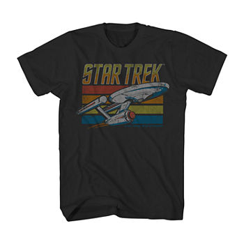 Star Trek Mens Crew Neck Short Sleeve Regular Fit Graphic T-Shirt