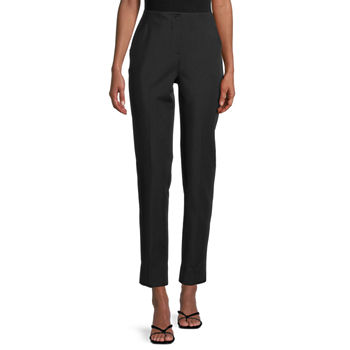 Worthington-Tall Womens Mid Rise Straight Fit Ankle Pant