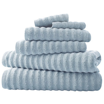 Pacific Coast Textiles Luxury Spa Collection Wavy 6-pc. Bath Towel Set