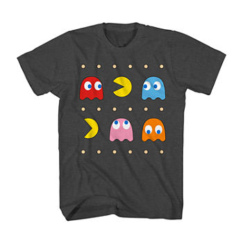Little & Big Boys Crew Neck Pacman Short Sleeve Graphic T-Shirt