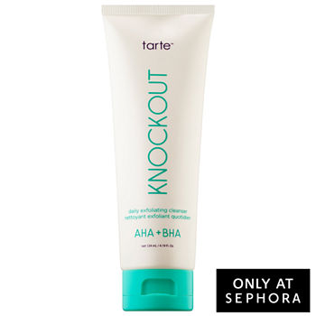 tarte knockout daily exfoliating cleanser